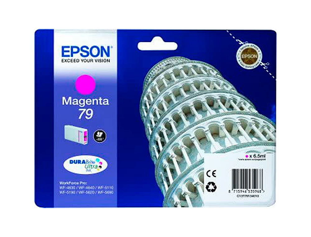 CARTOUCHE EPSON JET D'ENCRE T7912 EPSON WF-4640/5110/5190/5620/5690 COULEUR MAGENTA