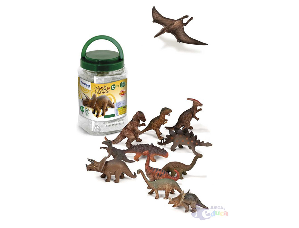 JEU MINILAND DINOSAURES 12 FIGURINES