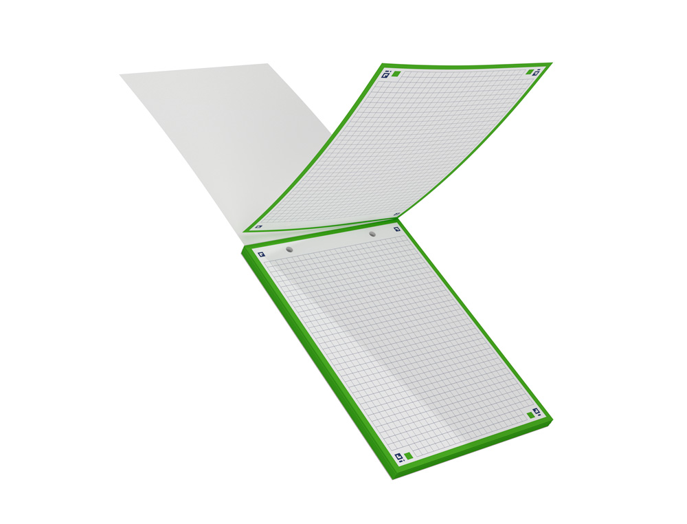 CAHIER DE FICHES BRISTOL 2.0 OXFORD A5 14,8X21CM 5X5MM COULEUR 30 UNITÉS