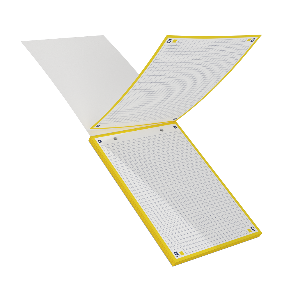 CAHIER DE FICHES BRISTOL 2.0 OXFORD A5 14,8X21CM 5X5MM COULEUR 30 UNITÉS