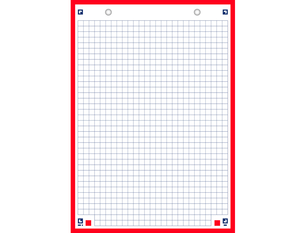 CAHIER DE FICHES BRISTOL 2.0 OXFORD A5 14,8X21CM 5X5MM COULEUR 30 UNITÉS