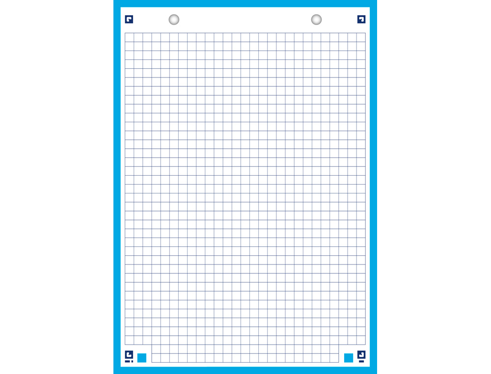 CAHIER DE FICHES BRISTOL 2.0 OXFORD A5 14,8X21CM 5X5MM COULEUR 30 UNITÉS
