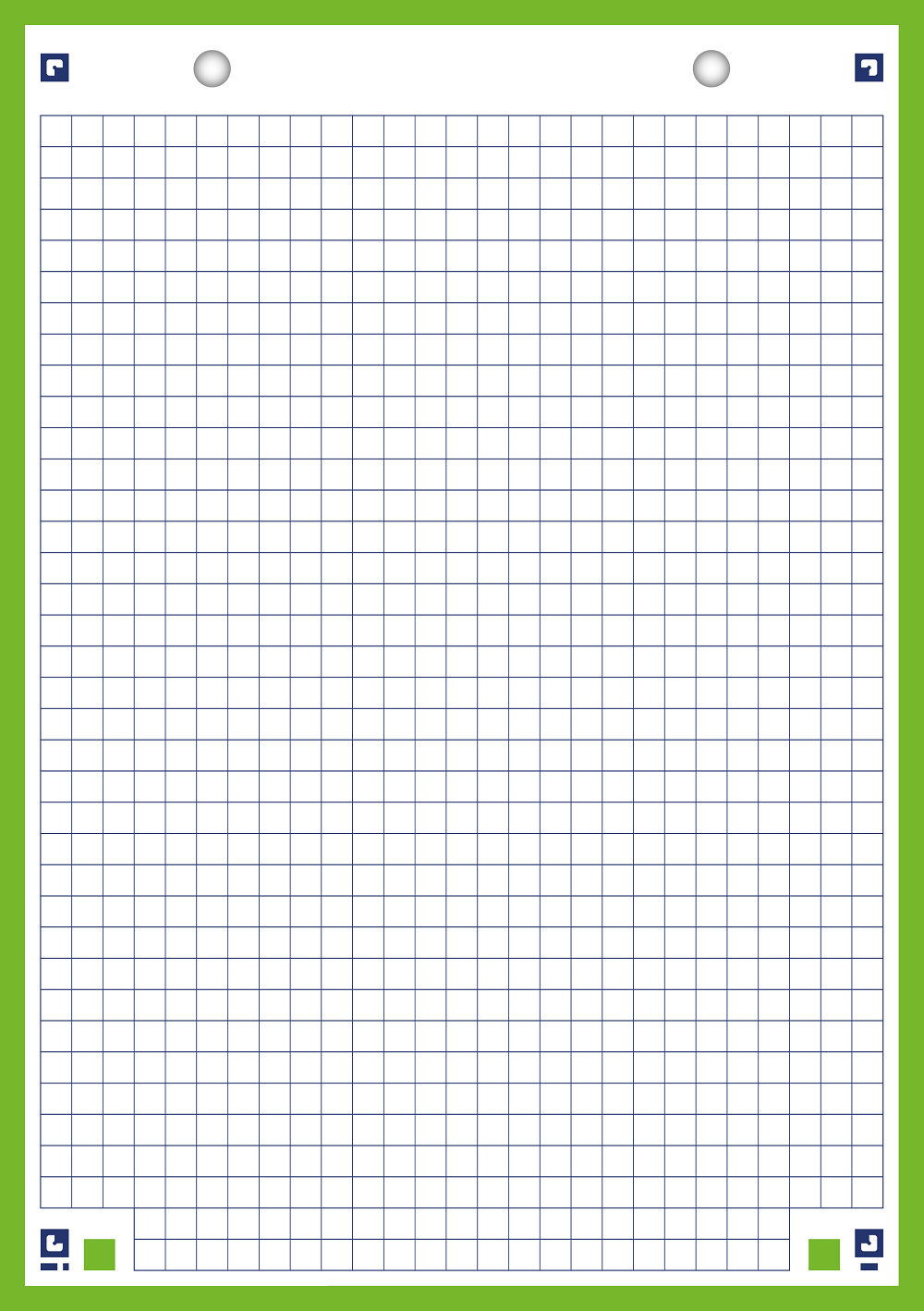 CAHIER DE FICHES BRISTOL 2.0 OXFORD A5 14,8X21CM 5X5MM COULEUR 30 UNITÉS