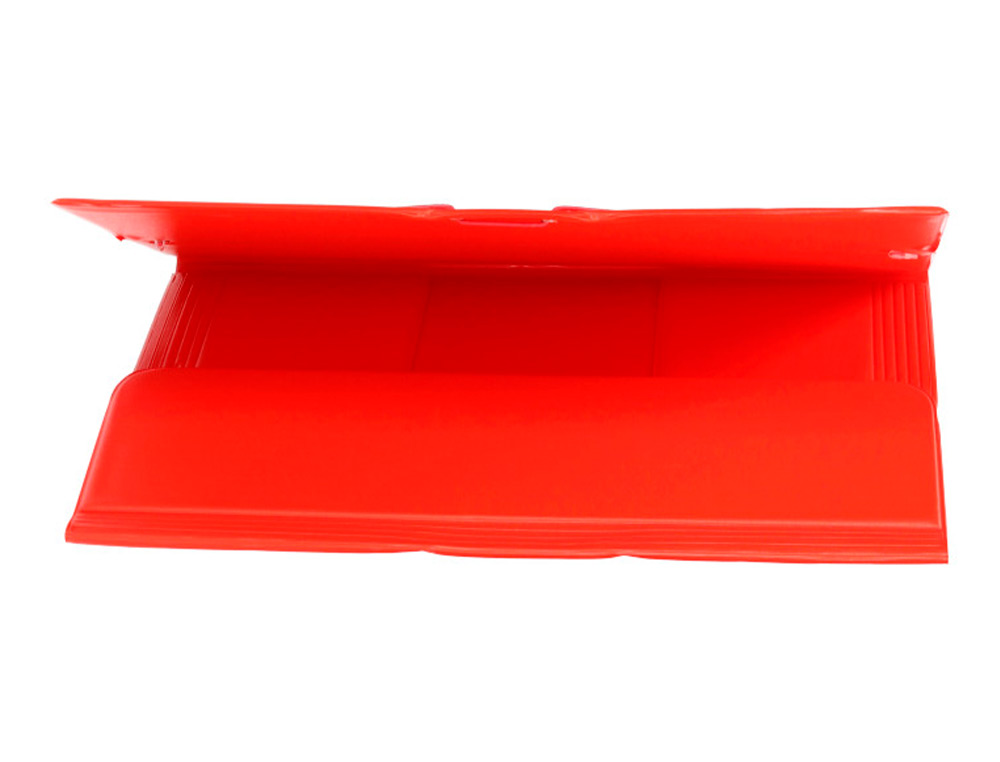 CHEMISE LIDERPAPEL CARTON REMBORD DOS FLEXIBLE A4+ 320X240MM 3 RABATS LASTIQUE COLORIS ROUGE