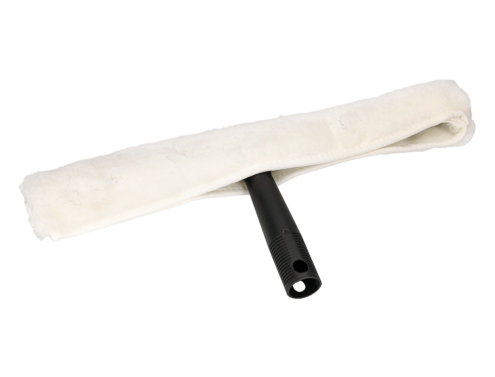 MOUILLEUR VITRES Q-CONNECT INDUSTRIEL MANCHE PLASTIQUE HOUSSE TISSU SUPER ABSORBANT LARGEUR 40CM