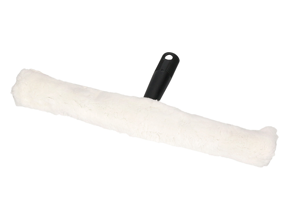 MOUILLEUR VITRES Q-CONNECT INDUSTRIEL MANCHE PLASTIQUE HOUSSE TISSU SUPER ABSORBANT LARGEUR 40CM