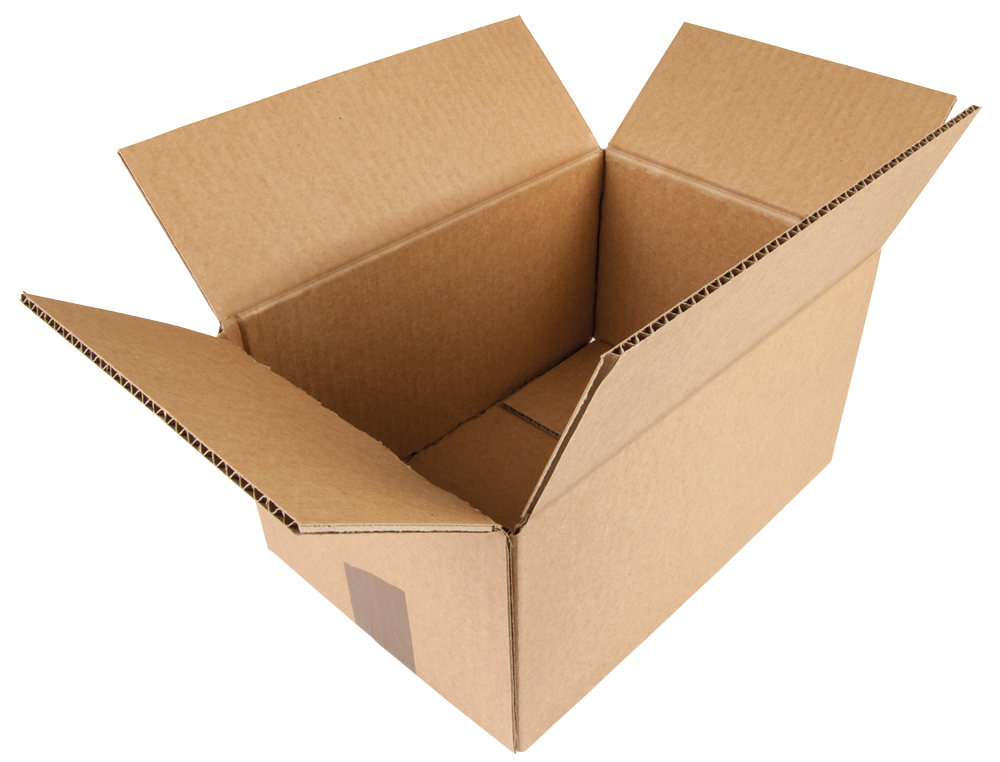CAISSE AMERICAINE Q-CONNECT CARTON RECYCLE CANNELURE 5MM 500X340X310MM