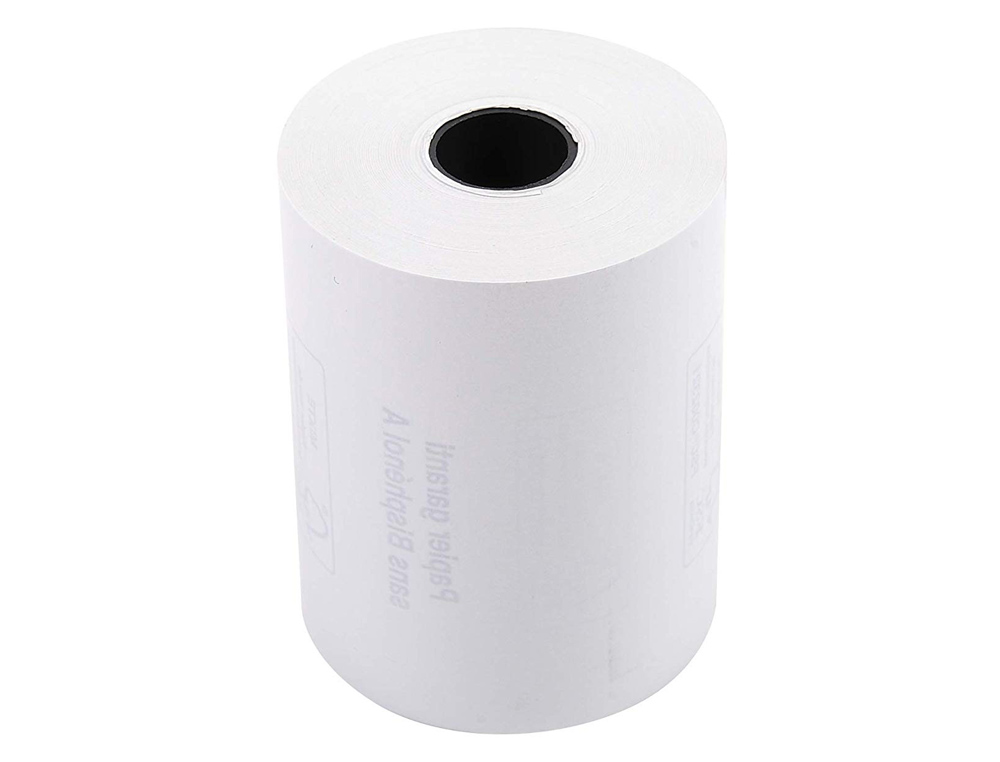 BOBINE THERMIQUE EXACOMPTA TICKETS CARTE BANCAIRE 1 PLI 57X46MM MANDRIN 12MM MTRAGE 25M LOT 10 ROULEAUX