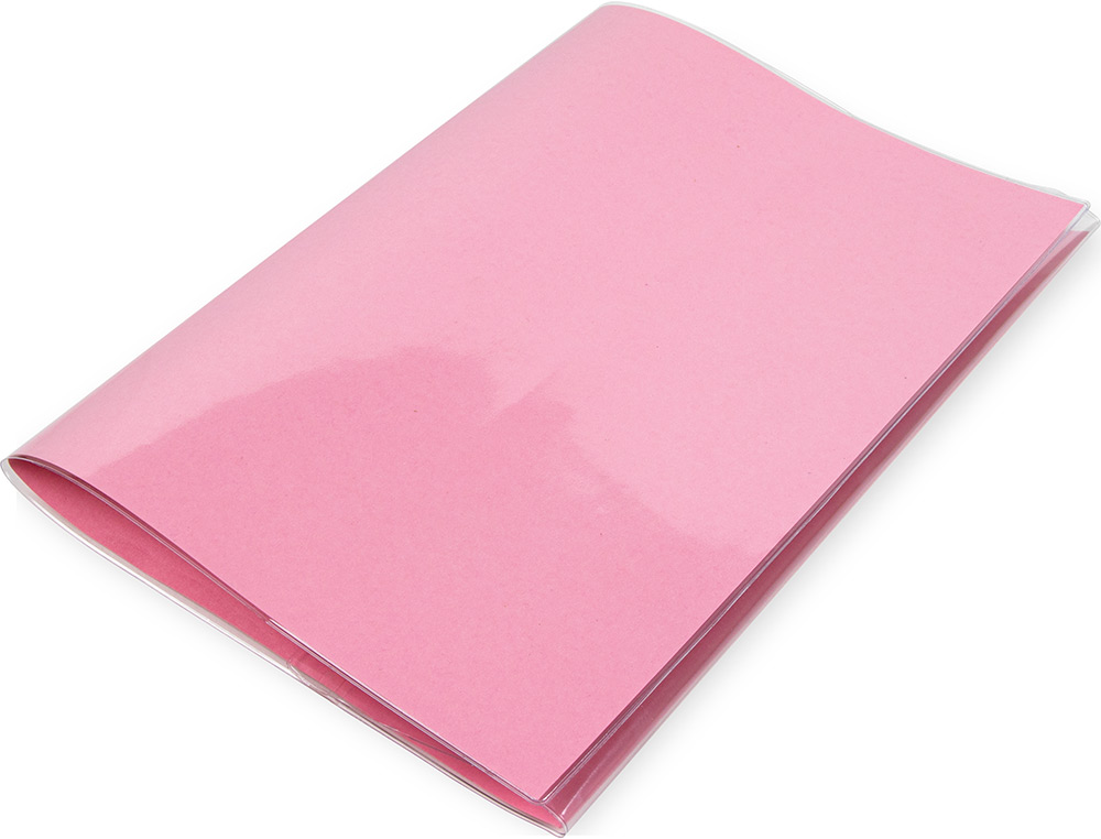 COUVRE-LIVRES LIDERPAPEL Nº30 PVC TRANSPARENT 13/100E 296X530MM AVEC RABAT ADHÉSIF ADAPTABLE
