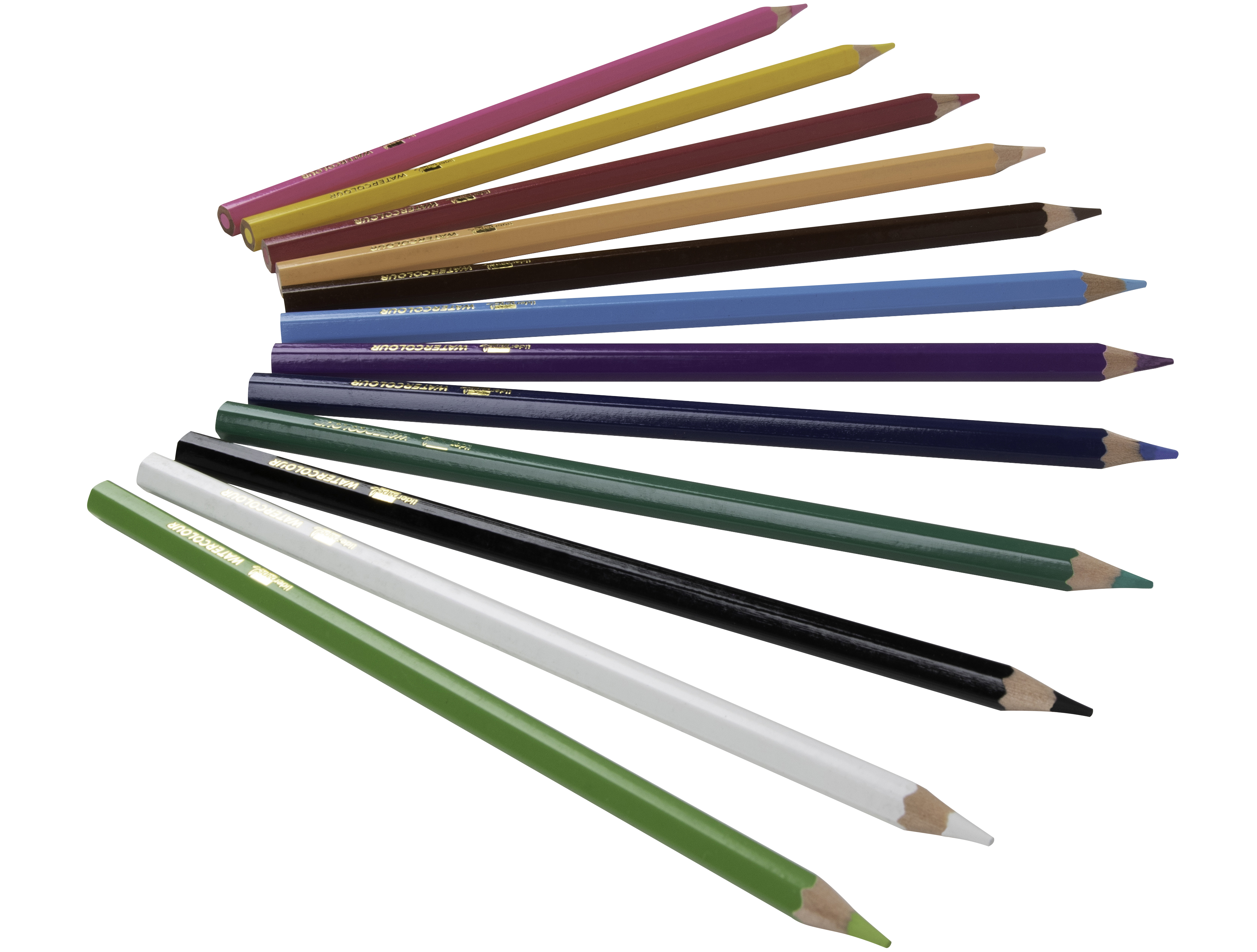 CRAYON COULEUR LIDERPAPEL AQUARELLABLE COLORIS ASSORTIS ÉTUI CARTON 12 UNITÉS