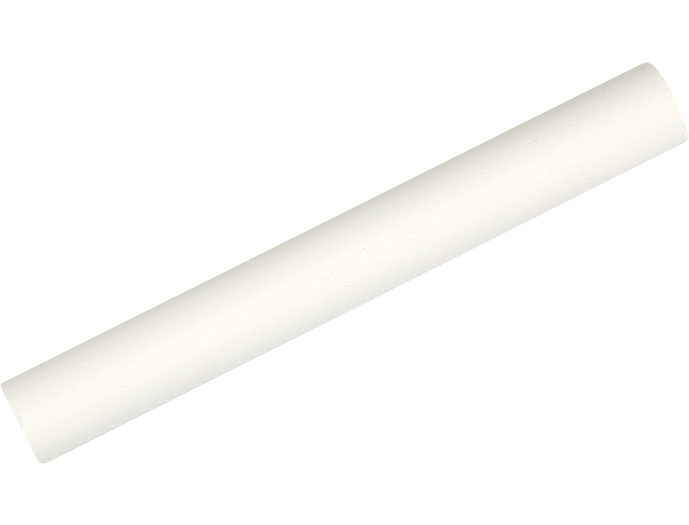 CRAIE LIDERPAPEL ENROBÉE RONDE ANTI-POUSSIÈRE TRACÉ ÉCRITURE DOUCE HYPOALLERGÉNIQUE COLORIS BLANC BOÎTE 10 UNITÉS