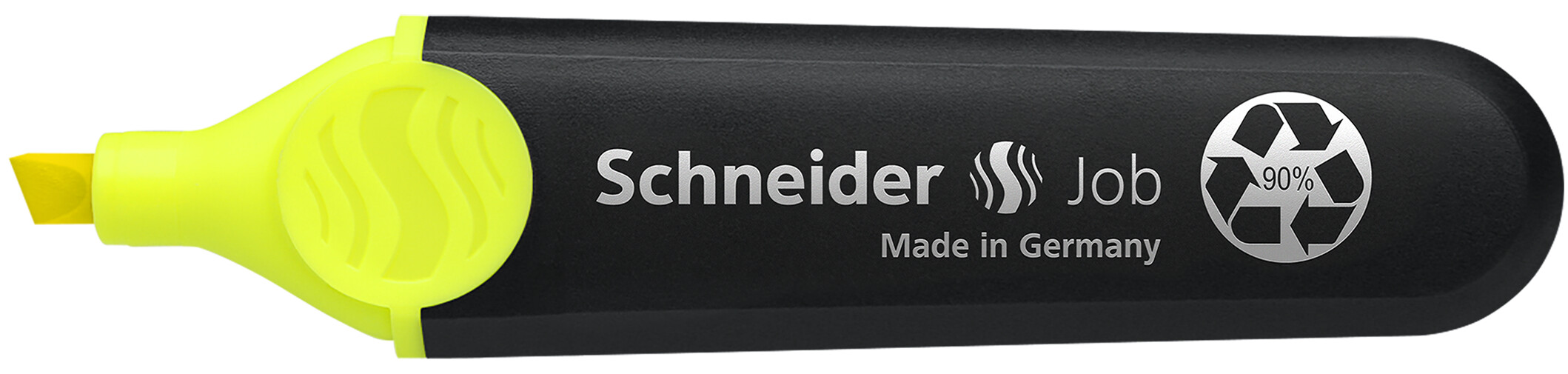 SURLIGNEUR SCHNEIDER JOB POINTE BISEAUTEE RECHARGEABLE AVEC MAXX 660 REFILL STATION RESISTE EVAPORATION JAUNE