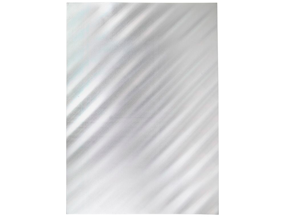 PLAQUE MOUSSE LIDERPAPEL MÉTALLISÉE 50X70CM 60G/M2 ÉPAISSEUR 2MM UNICOLORE ARGENT