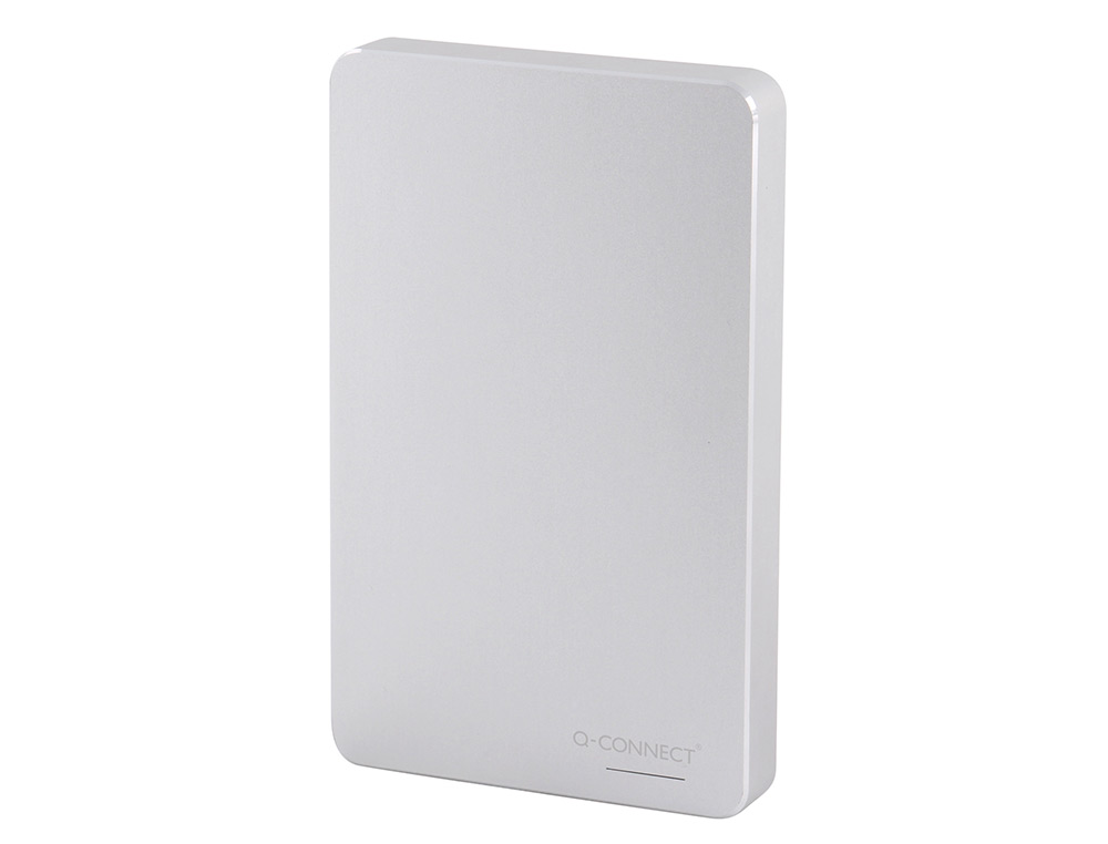 DISQUE DUR Q-CONNECT EXTERNE USB 3.0 1TB COLORIS ARGENT