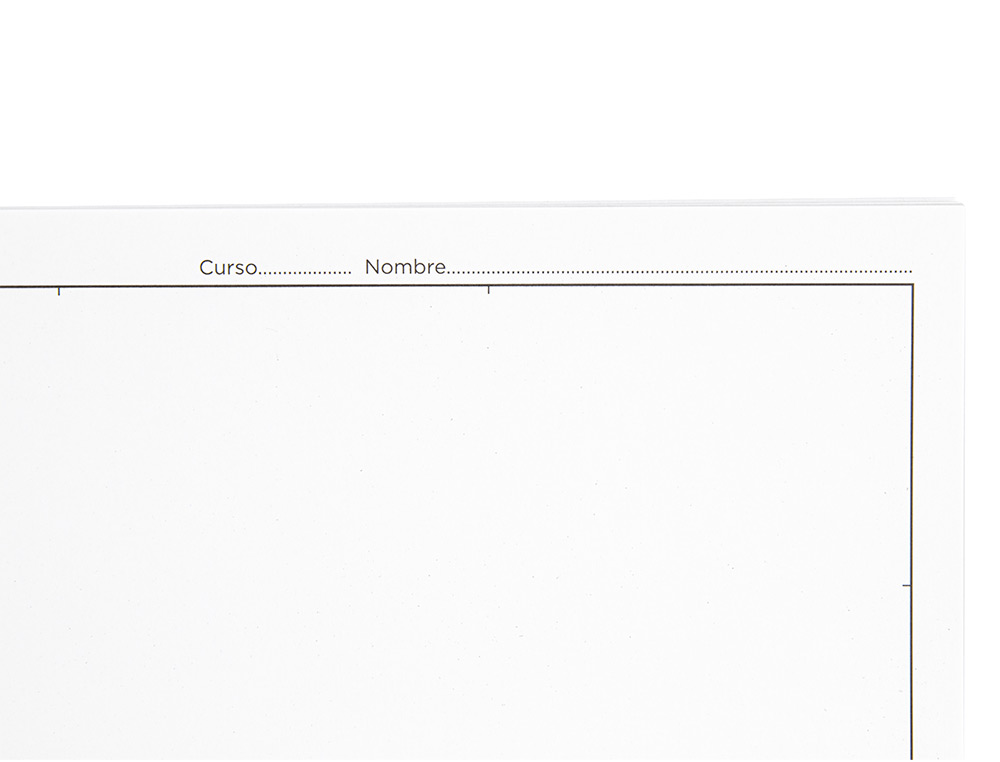 BLOC LIDERPAPEL PAPIER DESSIN ARTISTIQUE SPIRALE AVEC ENCADREMENT 180G/M2 FORMAT A3 460X325MM 20F