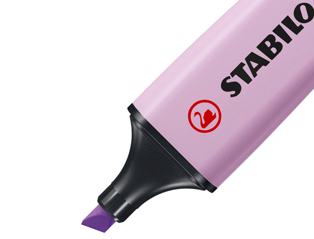 SURLIGNEUR STABILO BOSS PASTEL TRACÉ 2/5MM POINTE BISEAUTÉE ENCRE UNIVERSELLE BASE EAU RÉSISTANTE LUMIÈRE POCHETTE 4U