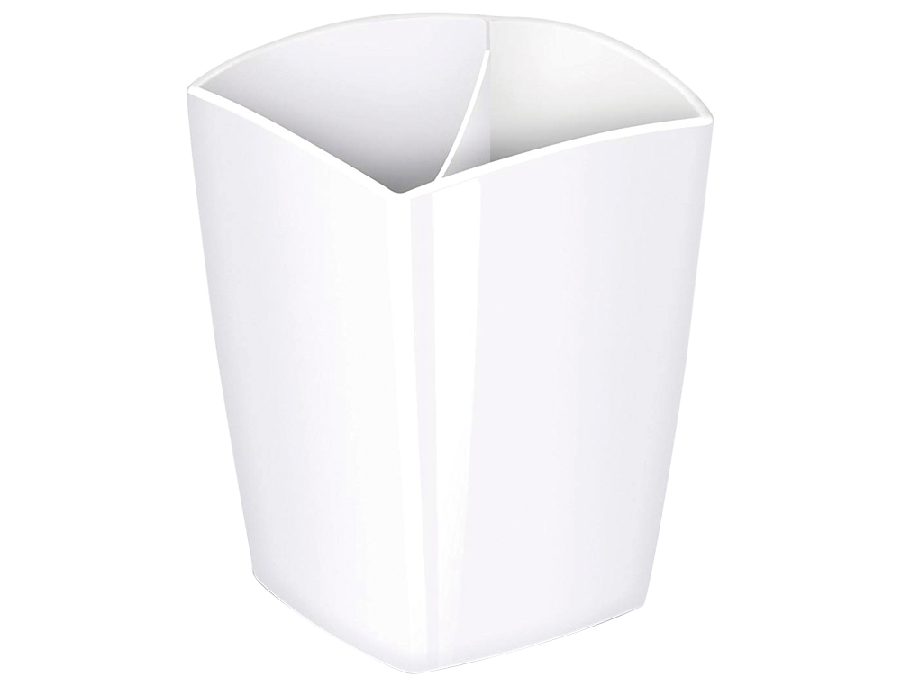 POT À CRAYONS MAGNÉTIQUE CEP GLOSS TONIC 2 COMPARTIMENTS POLYSTYRÈNE ANTICHOC BONNE STABILITÉ RECTANGULAIRE BLANC