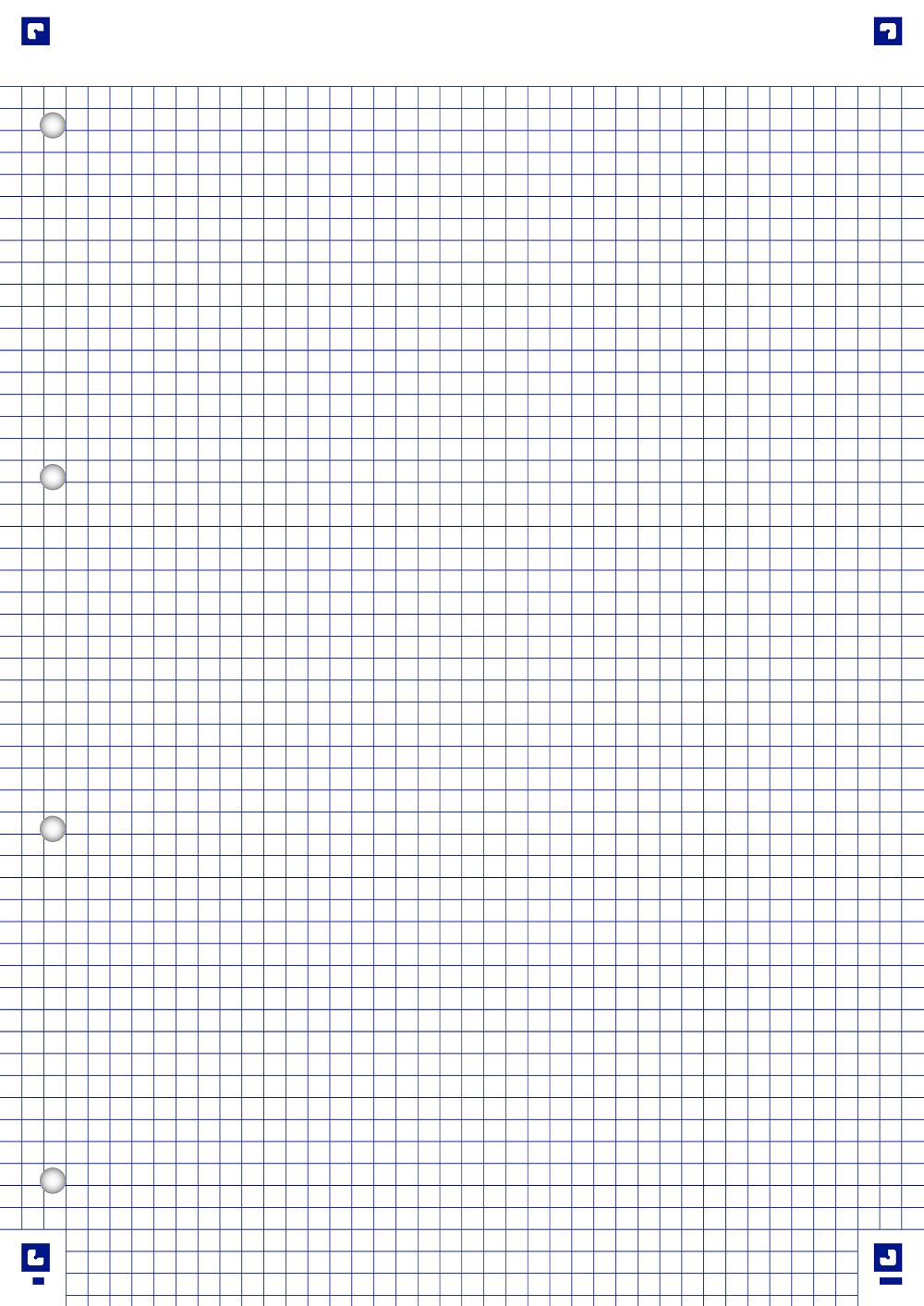 BLOC BRISTOL PERFORE OXFORD 2.0 A4 30 FICHES 210G QUADRILLE 5MM