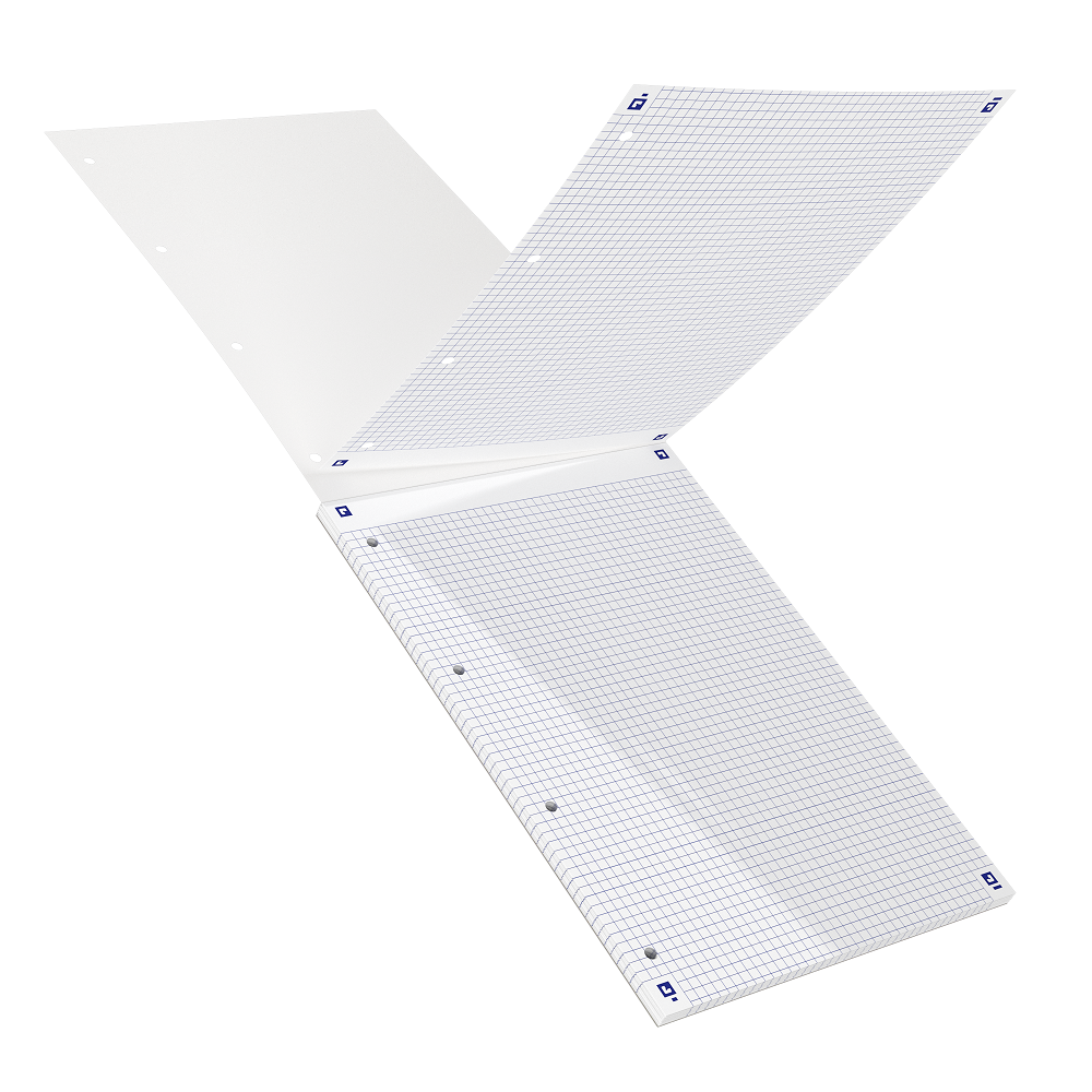 BLOC BRISTOL PERFORE OXFORD 2.0 A4 30 FICHES 210G QUADRILLE 5MM