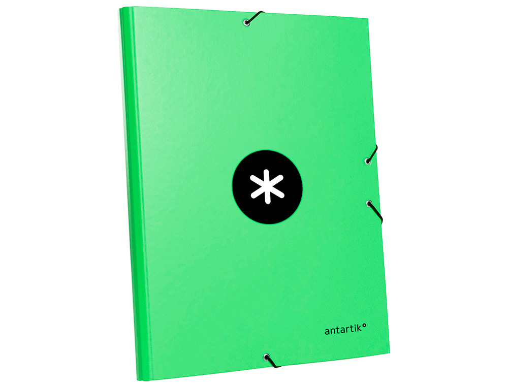 CHEMISE ANTARTIK CARTON REMBORDE A4+ 3 RABATS         ELASTIQUE COLORIS VERT