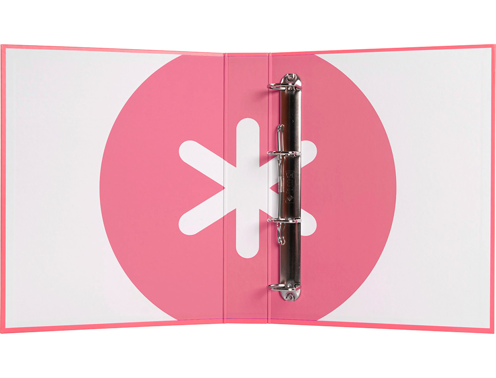 CLASSEUR ANTARTIK 4 ANNEAUX END 40MM A4+ CARTON REMBORDE    COLORIS CORAIL