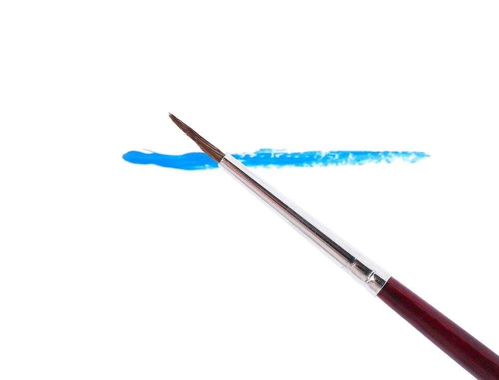 PINCEAU LIDERPAPEL BOIS VIROLE CHROME AQUARELLE N0