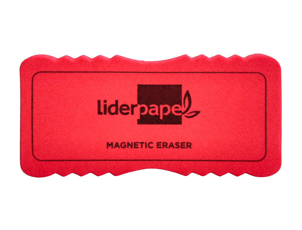 BROSSE MAGNETIQUE LIDERPAPEL FEUTRE EFFACAGE A SEC TOUS TABLEAUX BLANCS COLORIS ASSORTIS
