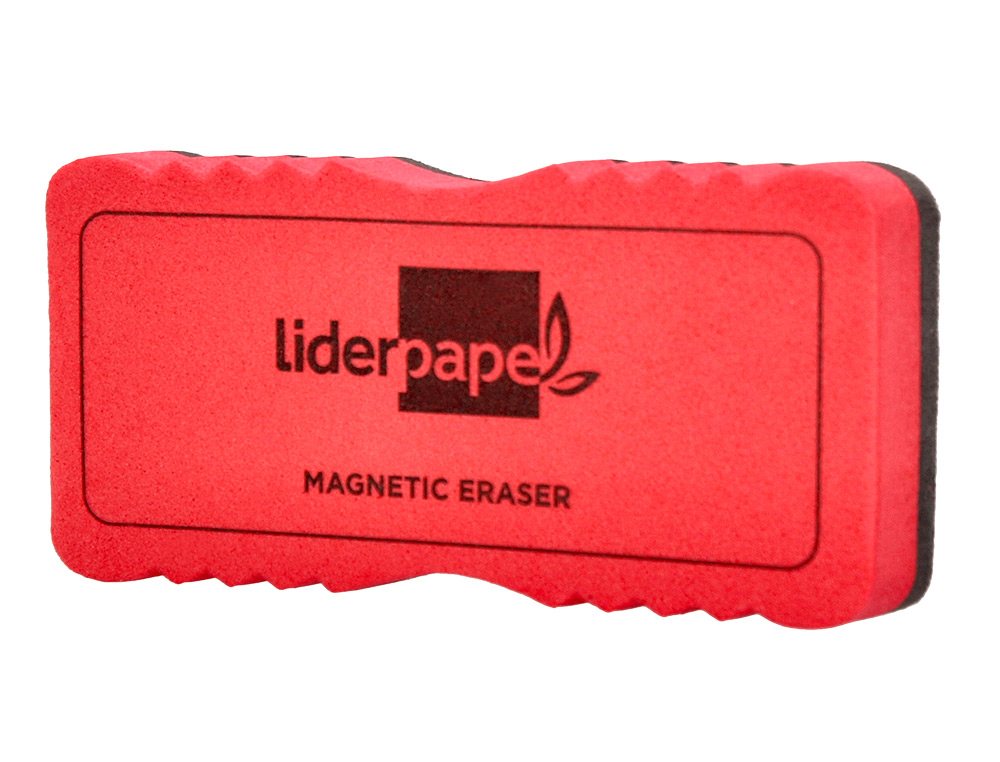BROSSE MAGNETIQUE LIDERPAPEL FEUTRE EFFACAGE A SEC TOUS TABLEAUX BLANCS COLORIS ASSORTIS