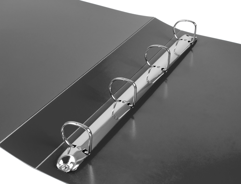 CLASSEUR LIDERPAPEL 4 ANNEAUX 25MM A4 260X315MM POLYPROPYLENE DOS 40MM PORTE-CARTES VISITE COLORIS