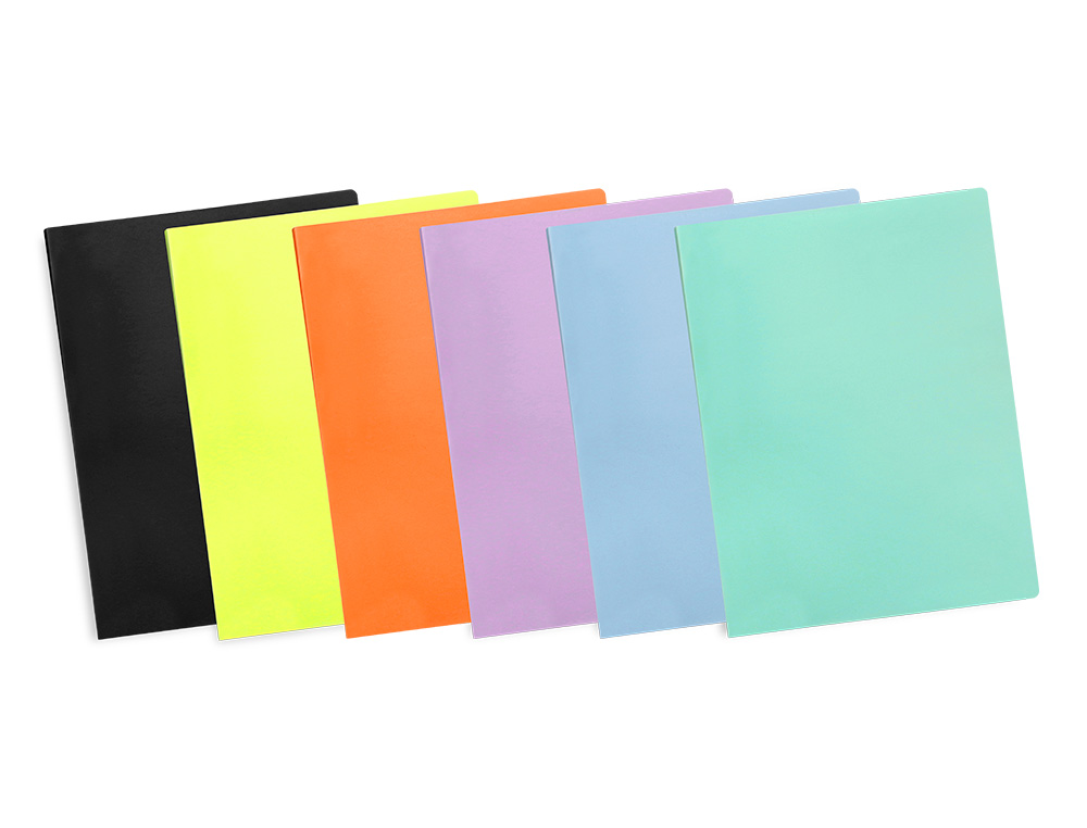PROTEGE-DOCUMENTS LIDERPAPEL POLYPROPYLENE COUVERTURE      FLEXIBLE 30 POCHETTES FIXES   A4 220X297MM ORANGE FLUO