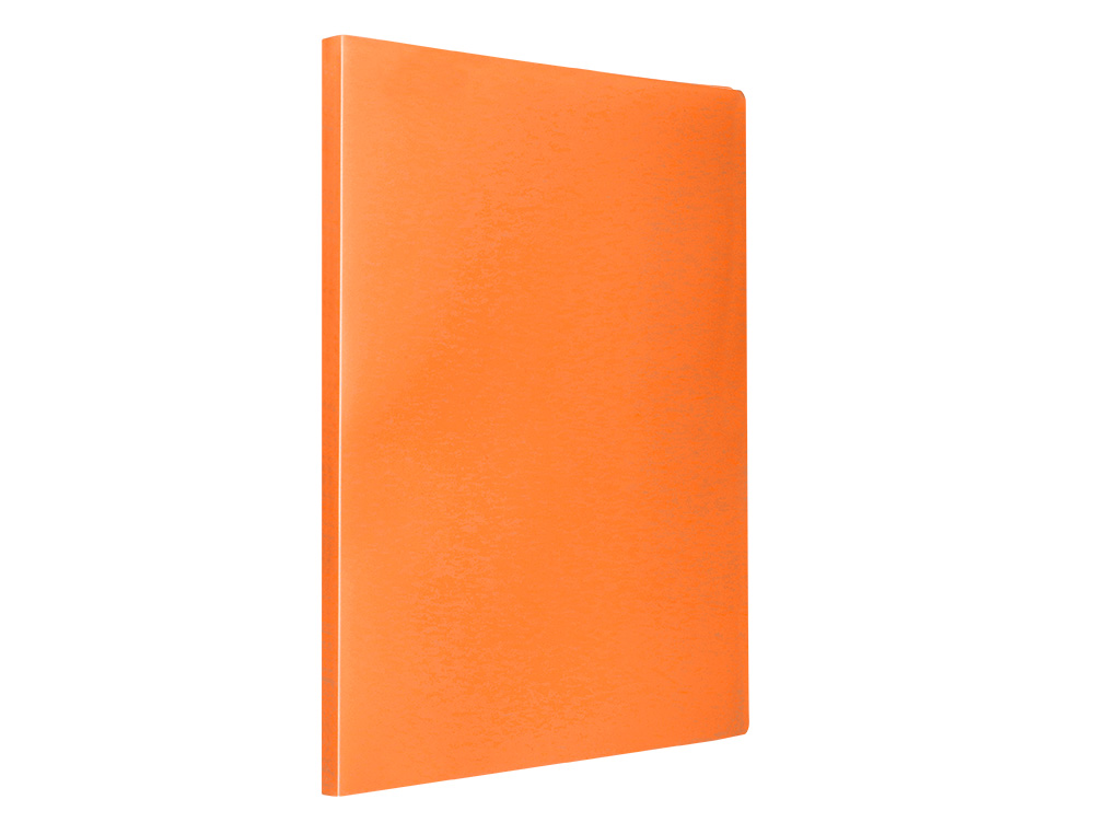PROTEGE-DOCUMENTS LIDERPAPEL POLYPROPYLENE COUVERTURE      FLEXIBLE 30 POCHETTES FIXES   A4 220X297MM ORANGE FLUO