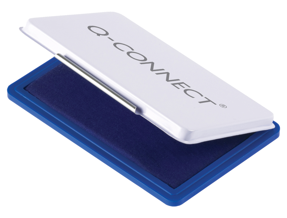 RECHARGE TAMPON Q-CONNECT ÉCONOMIQUE Nº3 90X55MM COLORIS BLEU