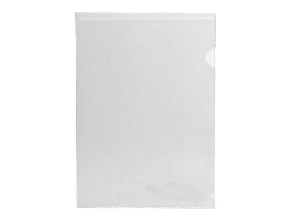 POCHETTE COIN LIDERPAPEL POLYPROPYLÈNE 180 MICRONS A4 210X297MM CAPACITÉ 20F TRANSPARENT INCOLORE
