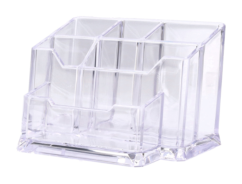 ORGANISATEUR BUREAU 15 PICES 154X105X10MM COLORIS TRANSPARENT