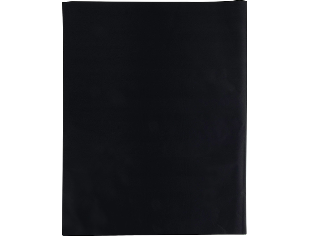 PAPIER DE SOIE LIDERPAPEL 52X76CM 18G/M2 UNICOLORE NOIR SACHET 25F