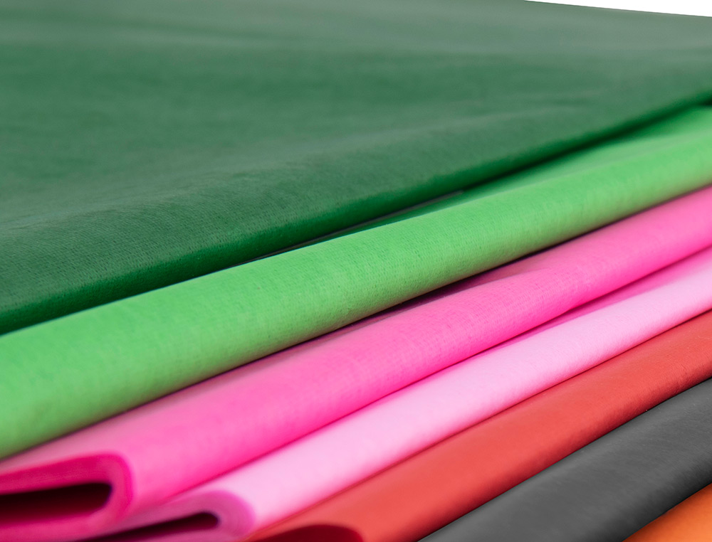 PAPIER DE SOIE LIDERPAPEL 52X76CM 18G/M2 UNICOLORE NOIR SACHET 25F