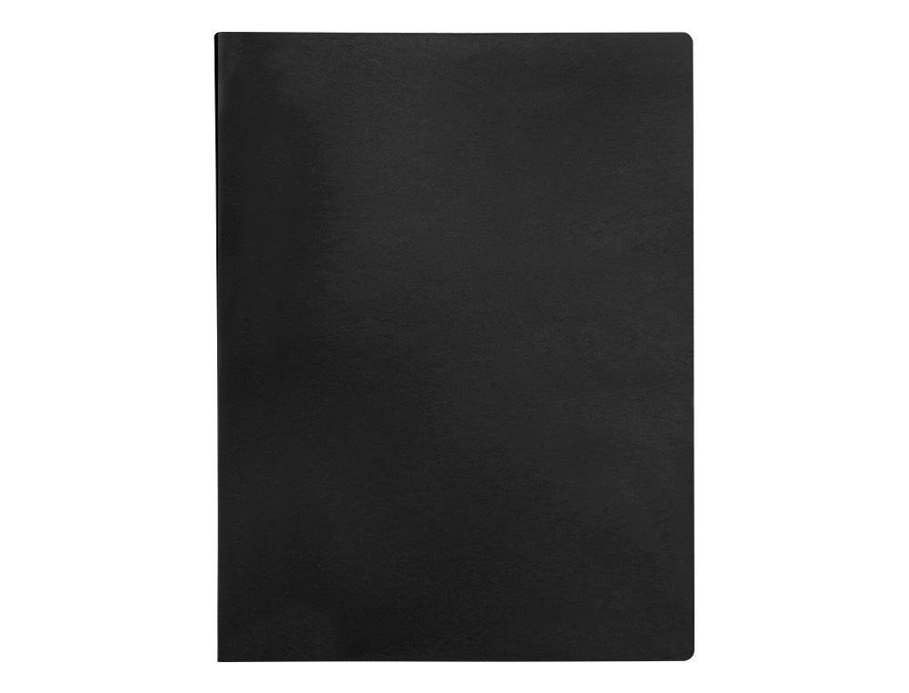 PROTGE-DOCUMENTS LIDERPAPEL POLYPROPYLNE COUVERTURE FLEXIBLE 10 POCHETTES FIXES A4 210X297MM NOIR OPAQUE