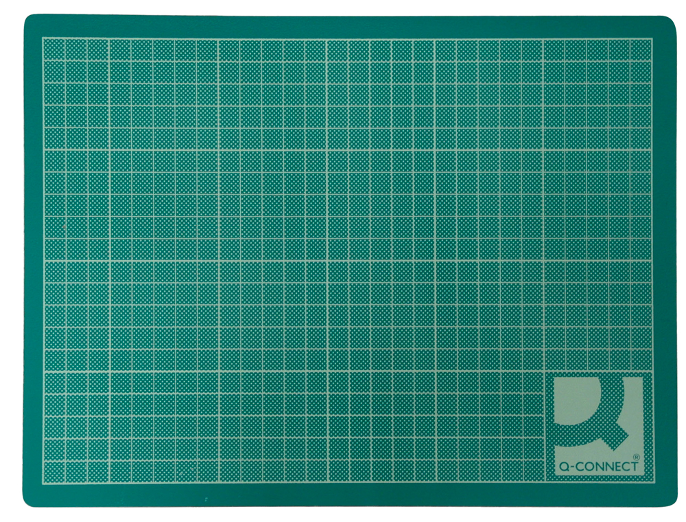PLAQUE COUPE Q-CONNECT PVC ÉPAISSEUR 3MM 600X900MM A1 COLORIS VERT