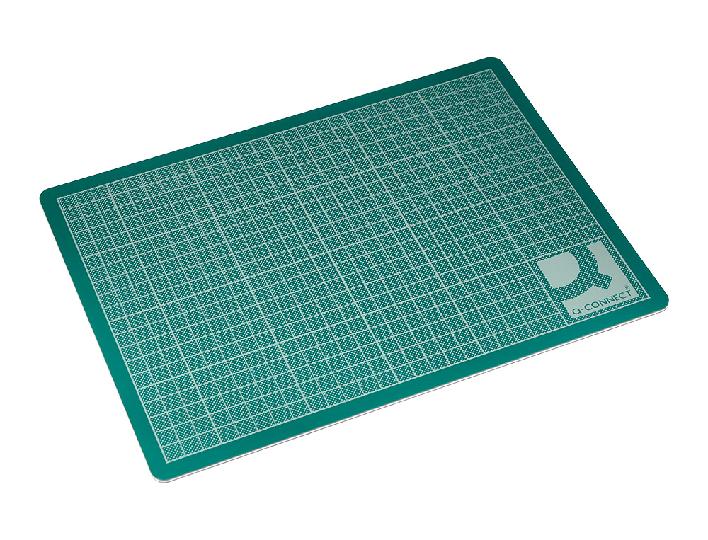 PLAQUE COUPE Q-CONNECT PVC ÉPAISSEUR 3MM 600X900MM A1 COLORIS VERT