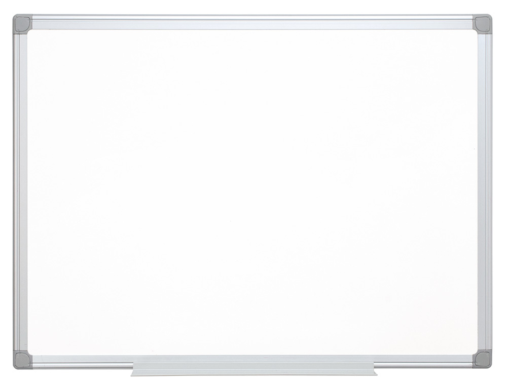 TABLEAU Q-CONNECT LAQU MAGNTIQUE CADRE ALUMINIUM IDAL COLLGES BUREAUX INCLUS ACCESSOIRES FIXATION MUR 90X60CM