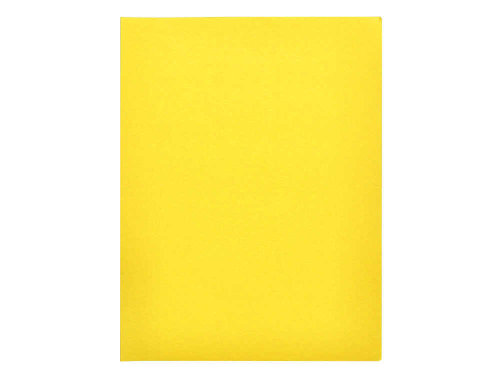SOUS-CHEMISE LIDERPAPEL PAPIER CARTONNÉ 180G 310X230MM DOCUMENT A4 210X297MM COLORIS PASTEL JAUNE INTENSE