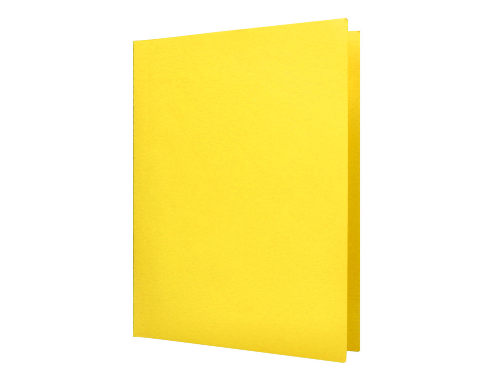 SOUS-CHEMISE LIDERPAPEL PAPIER CARTONNÉ 180G 310X230MM DOCUMENT A4 210X297MM COLORIS PASTEL JAUNE INTENSE