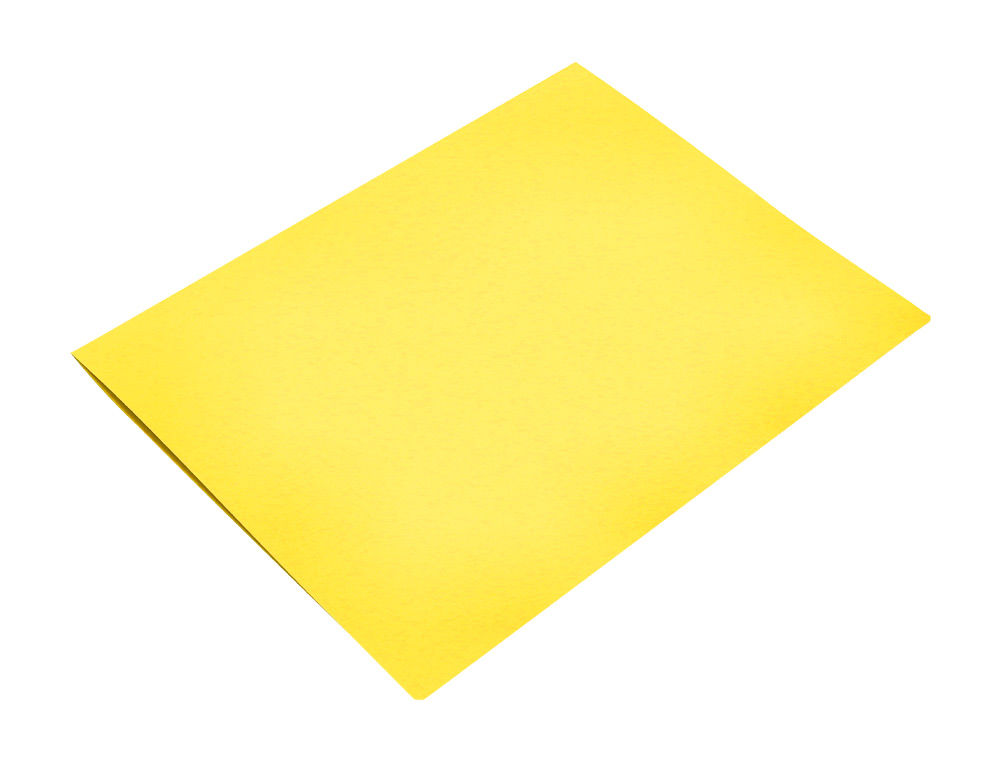 SOUS-CHEMISE LIDERPAPEL PAPIER CARTONNÉ 180G 310X230MM DOCUMENT A4 210X297MM COLORIS PASTEL JAUNE INTENSE