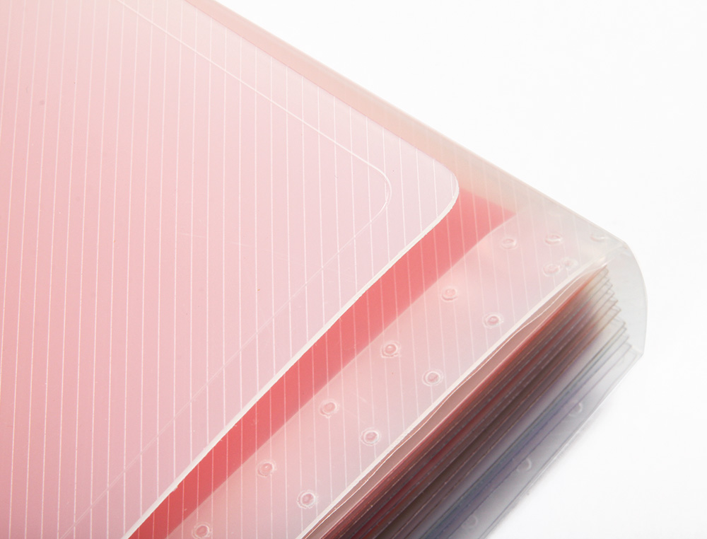 TRIEUR LIDERPAPEL SÉRIE SPECTRAFILE PP 700 MICRONS A4 210X297MM 13 COMPARTIMENTS COULEUR COLORIS FROSTY TRANSPARENT