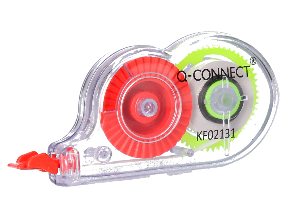 CORRECTEUR Q-CONNECT DVIDOIR MINI RUBAN 4.2MMX5M APPLICATION FRONTALE RECRITURE IMMDIATE BLISTER