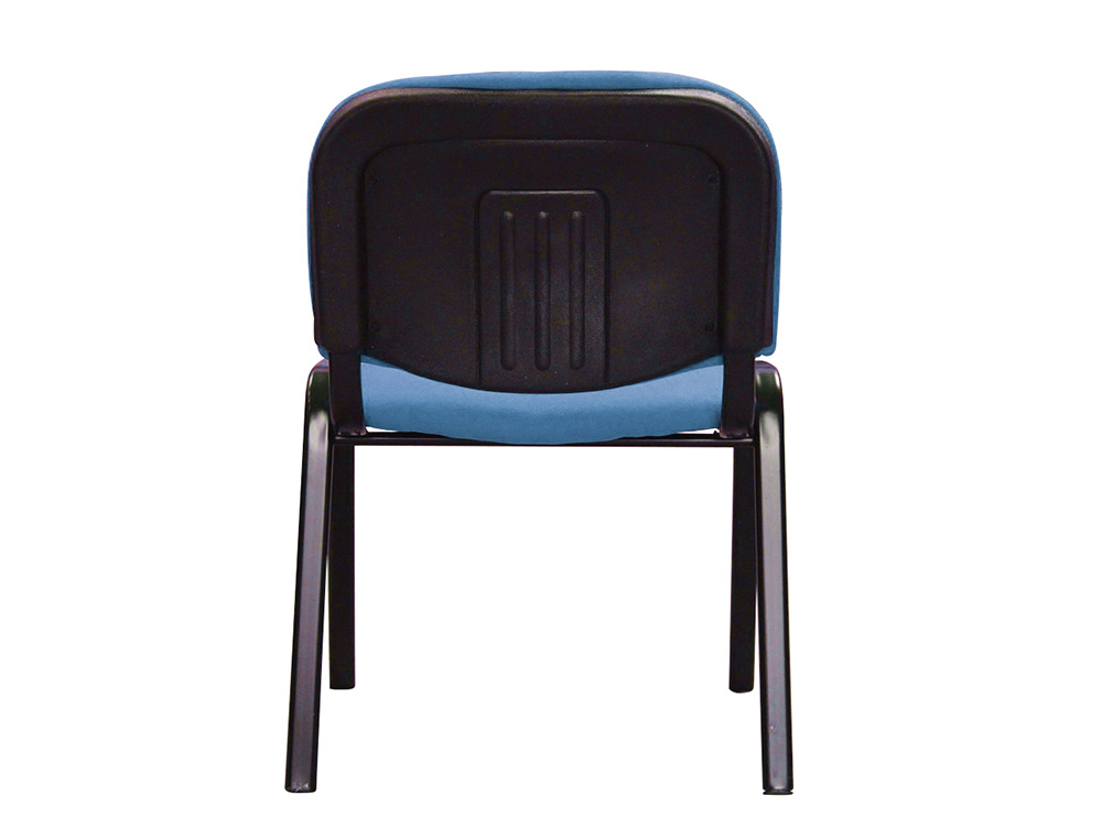 CHAISE Q-CONNECT CONNECT EMPILABLE 4 PIEDS POIDS MAXIMUM SUPPORT 100KG 91X49X44CM COLORIS BLEU 5.3KG