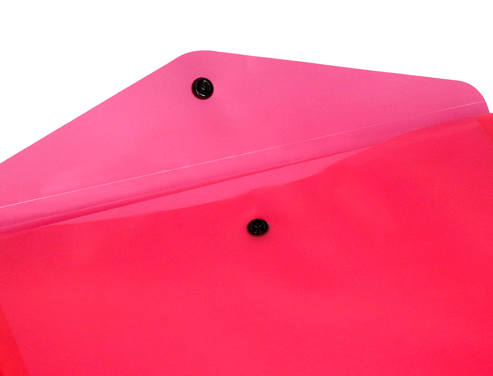 POCHETTE ENVELOPPE LIDERPAPEL POLYPROPYLÈNE 180 MICRONS A4 210X297MM 50F RÉSISTANT PERFORÉE COLORIS ASSORTIS PACK 5U