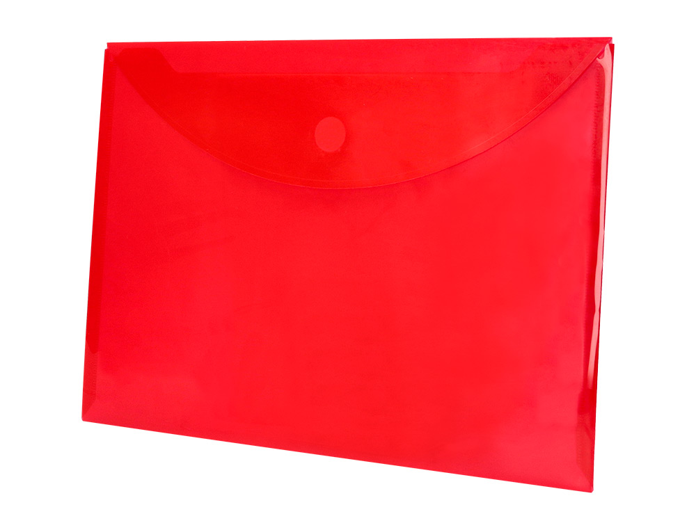 POCHETTE ENVELOPPE LIDERPAPEL POLYPROPYLÈNE 180 MICRONS A4 297X210MM FERMETURE VELCRO COLORIS ASSORTIS PACK 12 UNITÉS