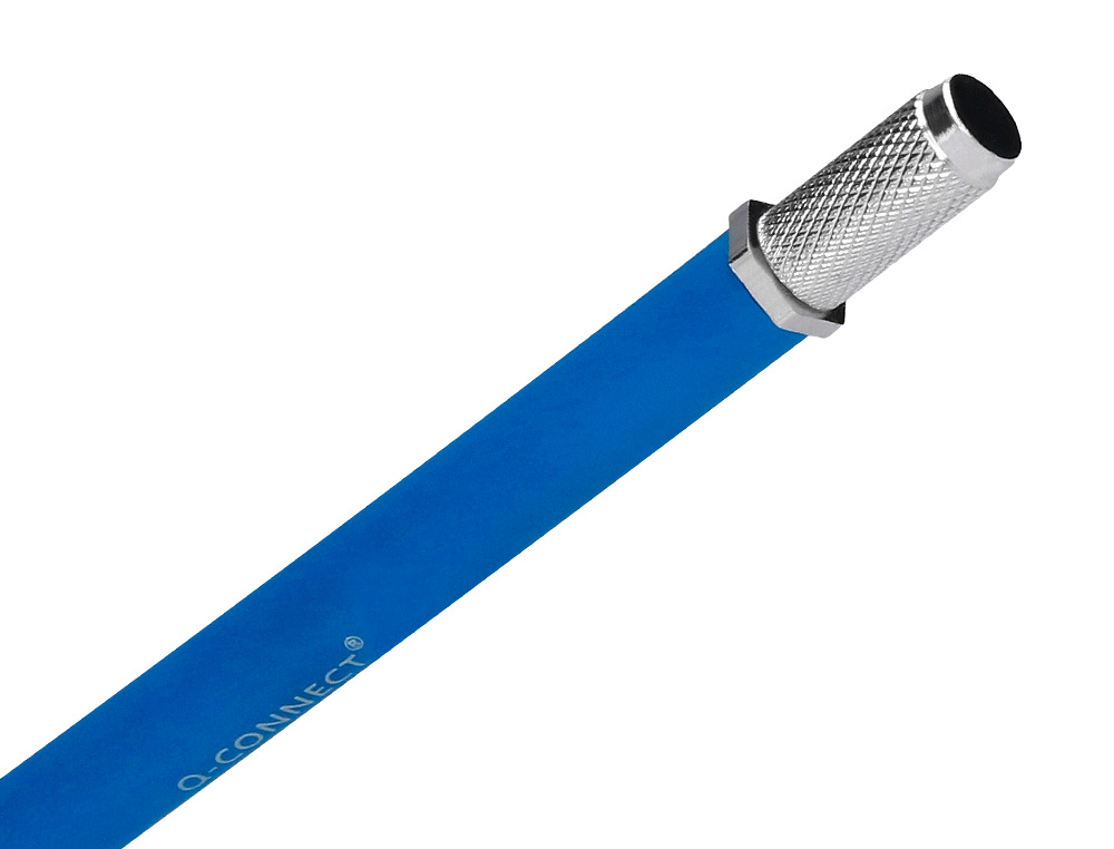 CUTTER BISTOURI Q-CONNECT EN GOMME LAME 6MM FIXE AVEC      CAPUCHON DE PROTECTION 5 LAMESDE RECHANGE INCLUSES