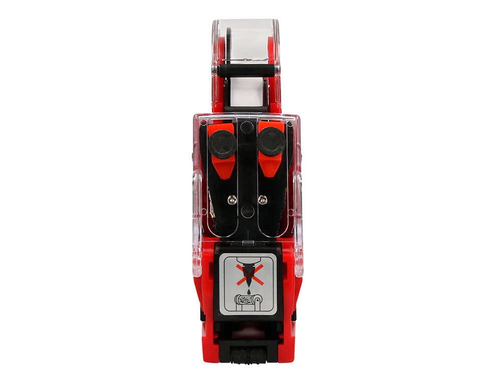 PINCE À ÉTIQUETER Q-CONNECT 2 LIGNES 10 CHIFFRES/LIGNE 250X165X50MM 520G COLORIS ROUGE ROULEAU ENCREUR NON INCLUS